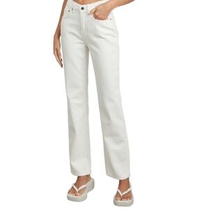 RAILS Topanga Straight Leg Jean in Ecru Size 30